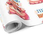 Gefühl Bright Geschenkpapier (Rolleneckpunkt)