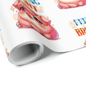 Gefühl Bright Geschenkpapier (Rolleneckpunkt)