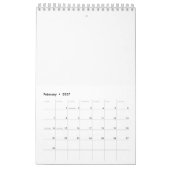 Gefühl Bright Kalender (Feb 2027)