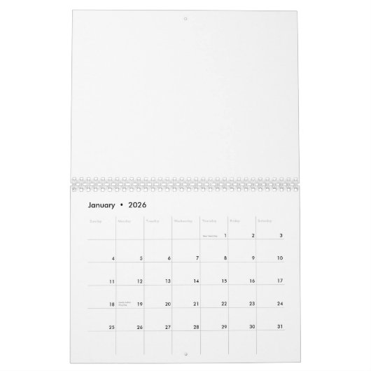 Gefühl Bright Kalender (Jan 2026)