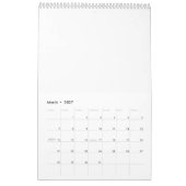 Gefühl Bright Kalender (Mär 2027)