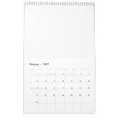 Gefühl Bright Kalender (Feb 2027)