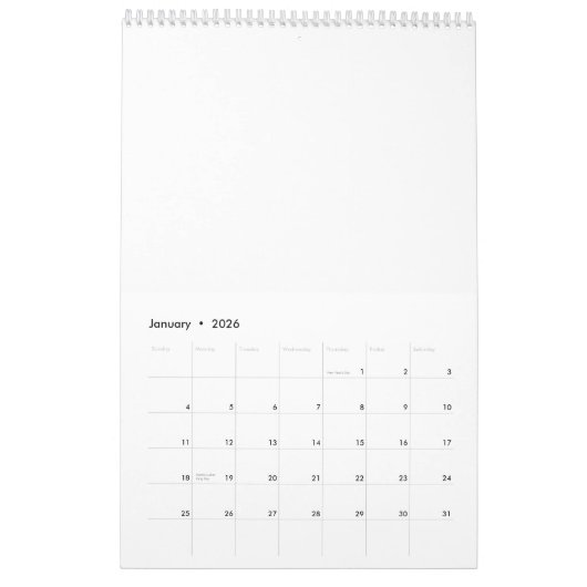 Gefühl Bright Kalender (Jan 2026)