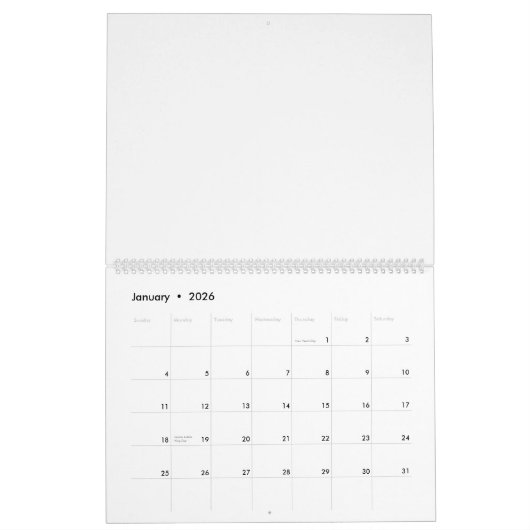 Gefühl Bright Kalender (Jan 2026)