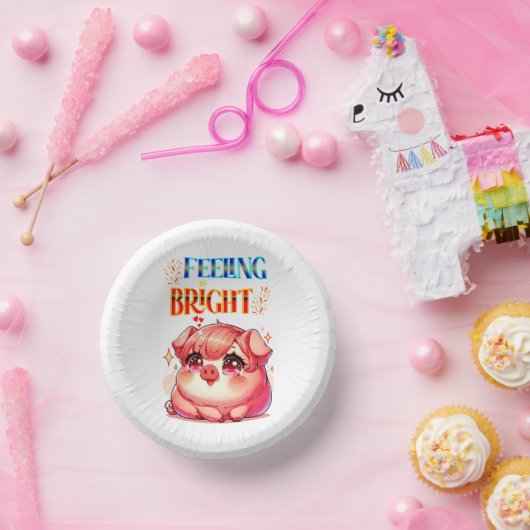 Gefühl Bright Pappteller (Party)