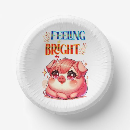 Gefühl Bright Pappteller (Vorderseite)