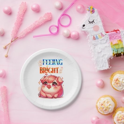 Gefühl Bright Pappteller (Party)