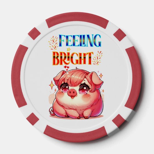 Gefühl Bright Pokerchips (Rückseite)