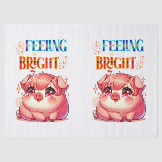 Gefühl Bright Seidenpapier (Vorderseite)