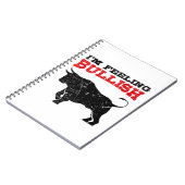 Gefühl Bullish Bull Trading Stock Trading Notizblock (Linke Seite)