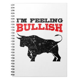 Gefühl Bullish Bull Trading Stock Trading Notizblock