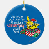 Gefühl Christmasy Keramik Ornament (Hinten)