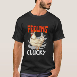 Gefühl Clucky Hühnchen Bauer Landtiere Chic T-Shirt