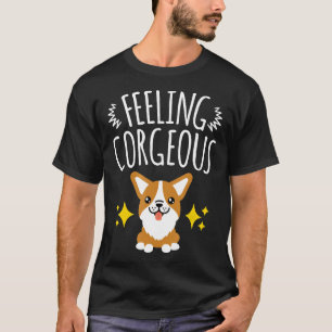Gefühl Corgeous Women Corgi Dog T-Shirt