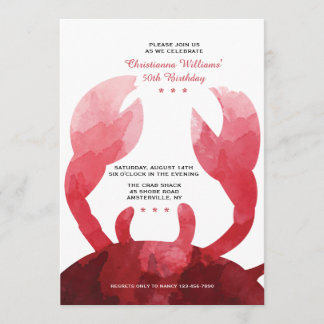 Gefühl Crabby Einladung