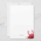 Gefühl Crabby Einladung (Rückseite)