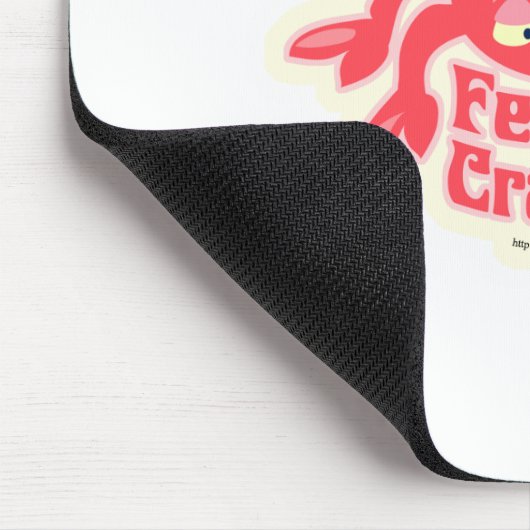 Gefühl Crabby Grumpy Crab Logo Cartoon Mousepad (Ecke)