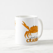 Gefühl Crabby, Orangenkrabbe Kaffeetasse (VorderseiteRechts)
