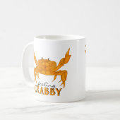 Gefühl Crabby, Orangenkrabbe Kaffeetasse (Vorderseite Links)