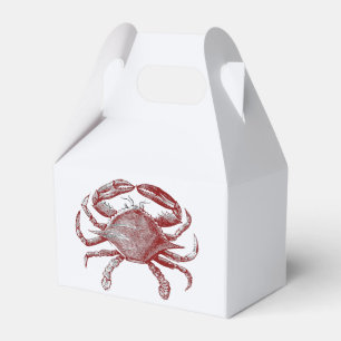 Gefühl Crabby Roter Stift Krebs Kunst Geschenkschachtel