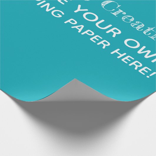 Gefühl Creative? Erstellen Sie Ihr eigenes Wrappin Geschenkpapier (Ecke)