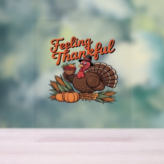 Gefühl dankbar Classic T - Shirt Acrylschild (Neutral)