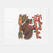 Gefühl dankbar Classic T - Shirt Fleecedecke (Vorderseite (Horizontal))