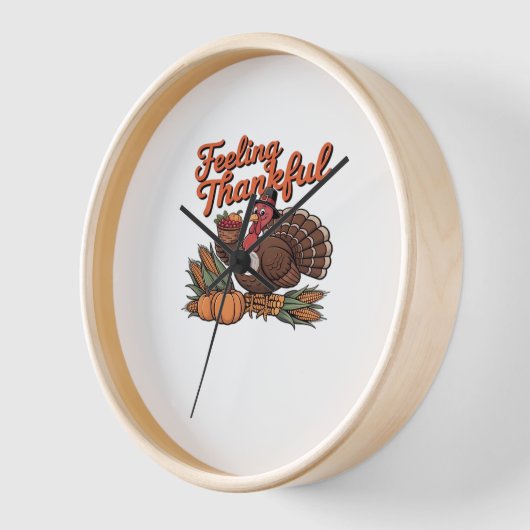 Gefühl dankbar Classic T - Shirt Uhr (Winkel)