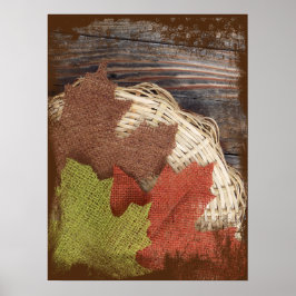 Gefühl des Herbstposters Poster