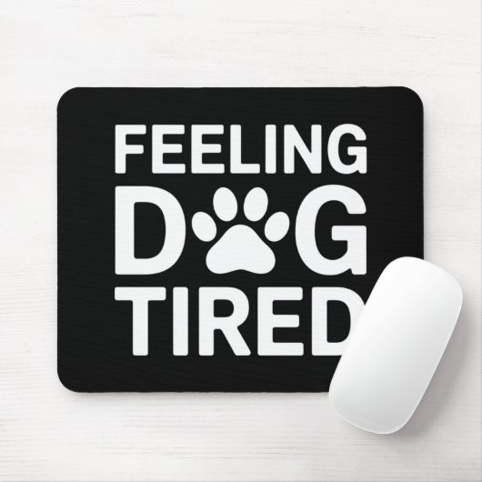 Gefühl Dog müde Mousepad (Mit Mouse)
