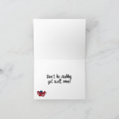 Gefühl ein wenig Crabby wird gut Karte (Innenseite)