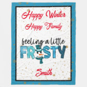 Gefühl ein wenig eiskalt anpassen fleecedecke (Vorderseite)