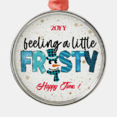 Gefühl ein wenig eiskalt anpassen ornament aus metall (Vorne)