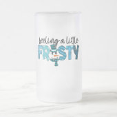 Gefühl ein wenig frostige Sublimierung Mattglas Bierglas (Mittel)