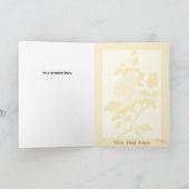 Gefühl einer Blume Karte (Innenseite)