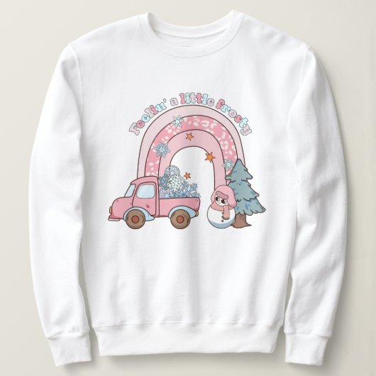 Gefühl etwas frostig sweatshirt (Design vorne)