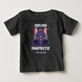 Gefühl Fangtastic | Niedlich Vampire Bat - Black Baby T-shirt