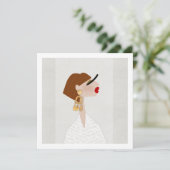 Gefühl Fashion Fabulous Feiertagskarte (Stehend Vorderseite)