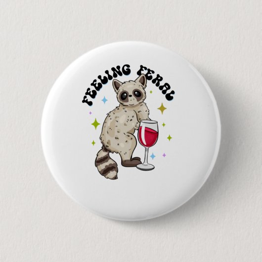 Gefühl Feral Button (Vorderseite)