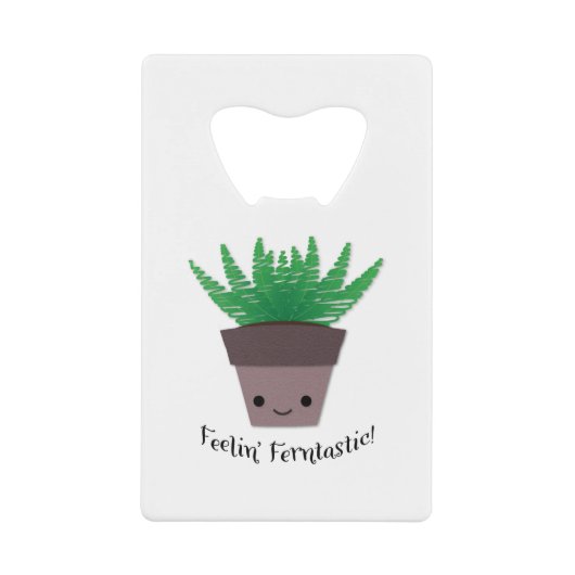 Gefühl Ferntastic Fern Geldbeutel Flaschenöffner (Vorderseite)