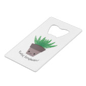 Gefühl Ferntastic Fern Geldbeutel Flaschenöffner (Rückseite Schrägansicht)