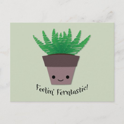 Gefühl Ferntastic Fern Postkarte (Vorderseite)