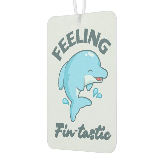 Gefühl Fin-tastic (Fantastic) Funny Niedlich Dolph Autolufterfrischer (Links)
