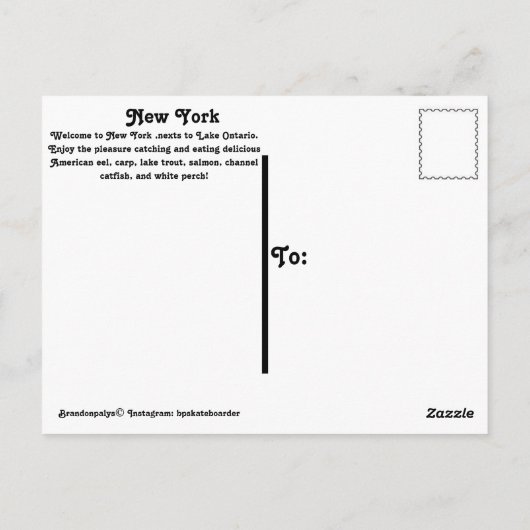 Gefühl Fishy? Postkarte (Rückseite)