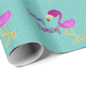 Gefühl Flverblüffend Flamingo Geschenkpapier (Rolleneckpunkt)