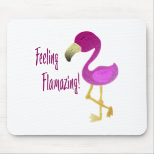 Gefühl Flverblüffend Flamingo Mousepad