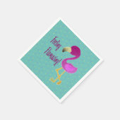 Gefühl Flverblüffend Flamingo Napkins Serviette (Ecke)