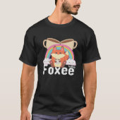 Gefühl Foxee Niedlich Kawaii Fox Kaffee T-Shirt (Vorderseite)
