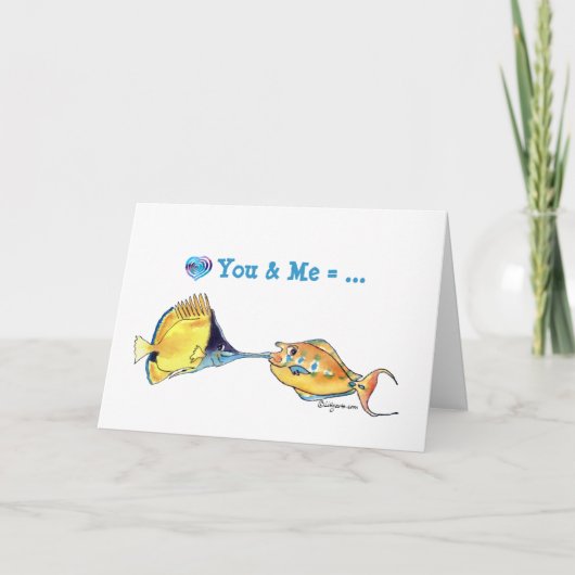 Gefühl FrenSEA Valentine's Day Card Feiertagskarte (Vorderseite)