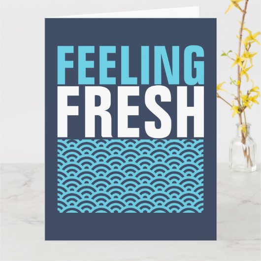 Gefühl Fresh Karte (Gelbe Blume)